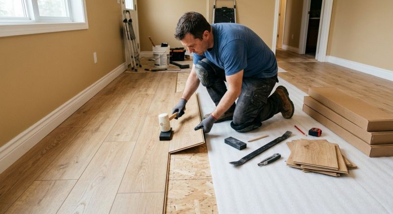 Laminate Floor Installation in Boyd, TX