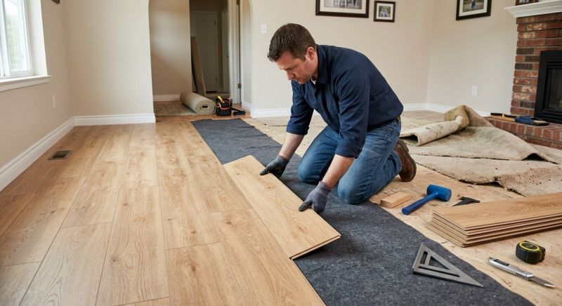 Laminate Floor Remodeling in Wise County, TX