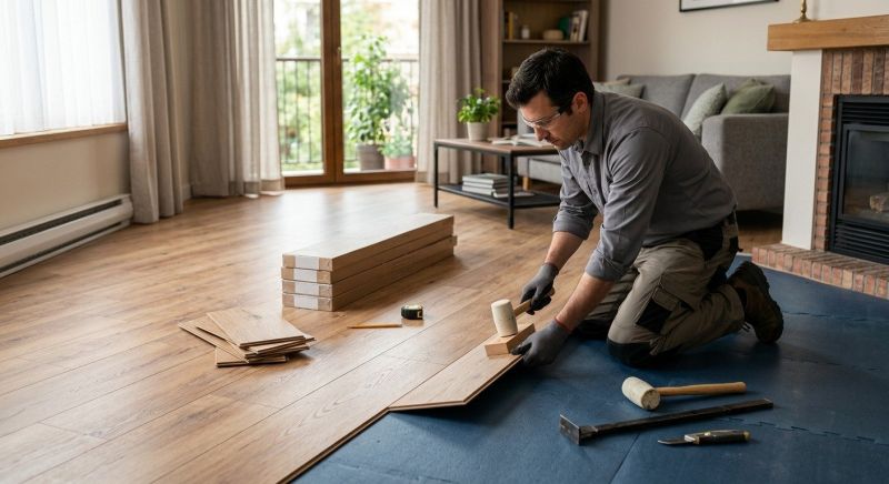 Laminate Floor Replacement in Rhome, TX