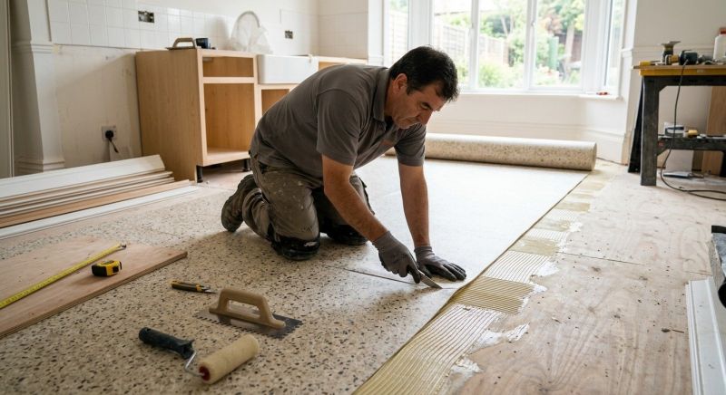 Linoleum Floor Installation in Chico, TX