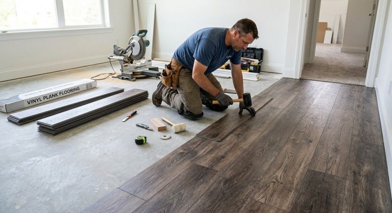 Linoleum Floor Installation in Justin, TX