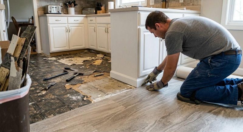 Linoleum Floor Installation in Springtown, TX