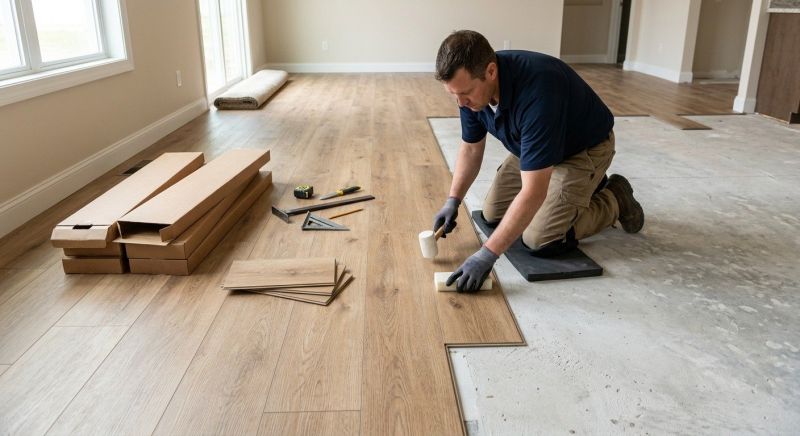Luxury Vinyl Tile Installation in Azle, TX