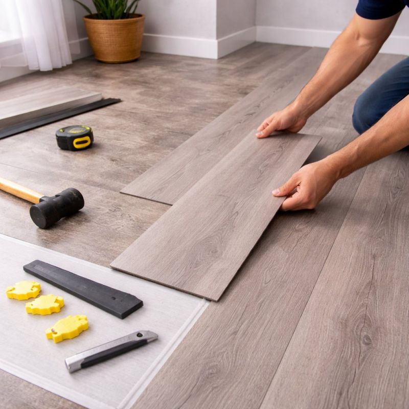 Luxury Vinyl Tile Installation in Wise County, TX
