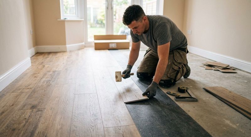 Luxury Vinyl Tile Installation in Rhome, TX