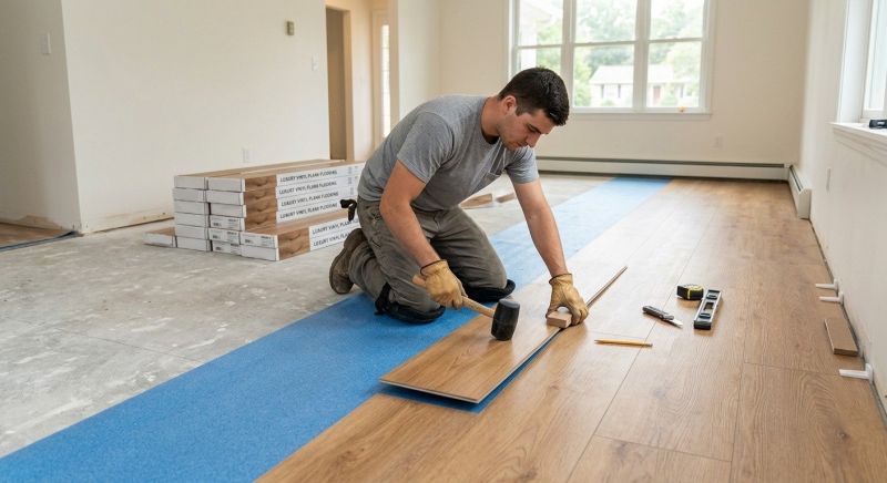 Lvt Flooring Installation in Boyd, TX