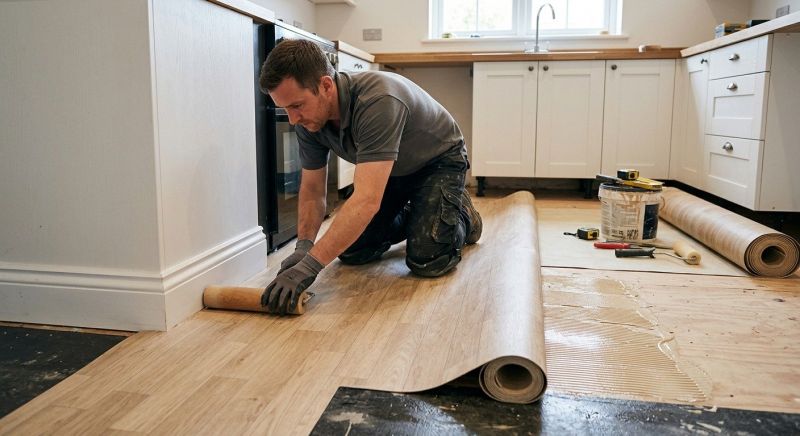 Sheet Linoleum Installation in Wise County, TX