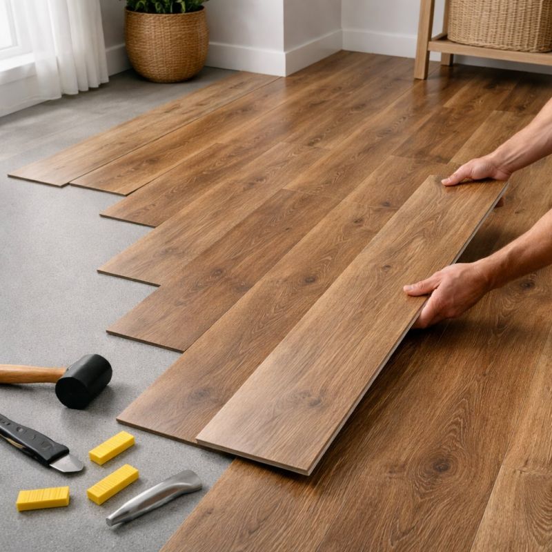 Vinyl Plank Floor Installation in Wise County, TX